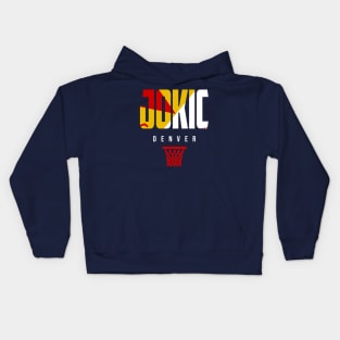 Jokic Denver Basktball Warmup Kids Hoodie